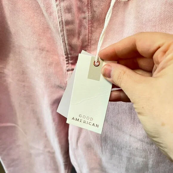 Good American Pink Women Jeans - Picture 4 of 6